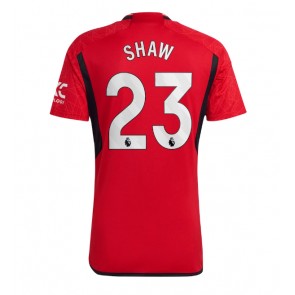 Manchester United Luke Shaw #23 Domaci Dres 2023-24 Kratak Rukavima